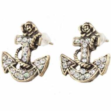 Anker oorbellen sailor look