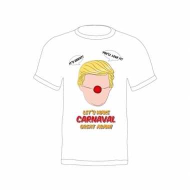 Verkleed president trump shirt make carnaval great again