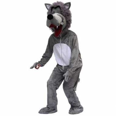 Verkleedpak wolf voor volwassenen