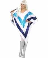 Carnaval disco poncho abba voor dames