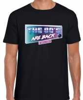Eighties the 80s are back t-shirt zwart voor heren