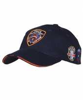 New york police pet donkerblauw