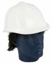 Veiligheidshelm bouwhelm hoofdbescherming wit verstelbaar 55 62 cm