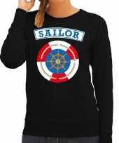 Zeeman sailor verkleed sweater zwart voor dames