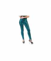 Zeemeermin legging blauw